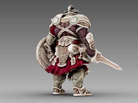 Stonebound Warlord 3D Model