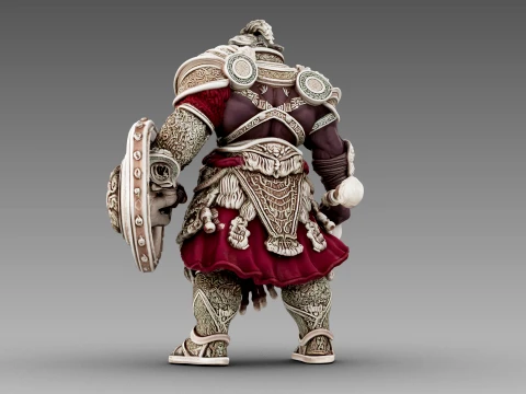 Stonebound Warlord 3D Model