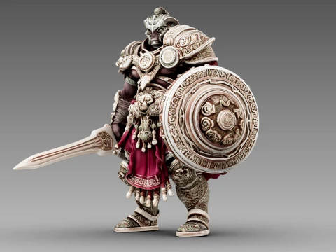 Stonebound Warlord 3D Model