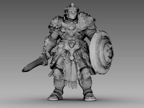 Stonebound Warlord 3D Model