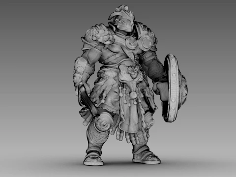 Stonebound Warlord 3D Model