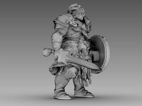Stonebound Warlord 3D Model
