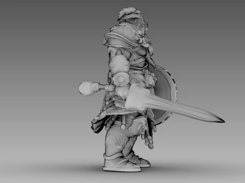 Stonebound Warlord 3D Model
