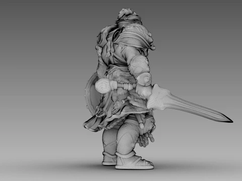 Stonebound Warlord 3D Model