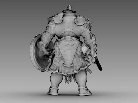 Stonebound Warlord 3D Model