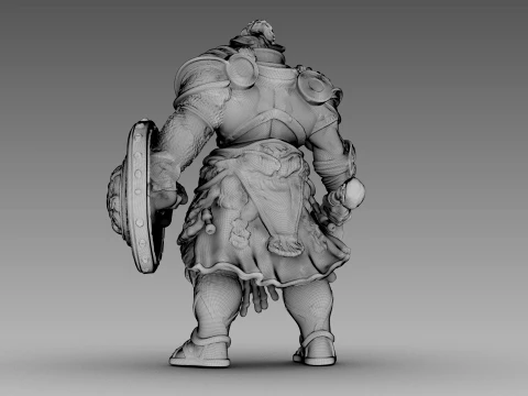 Stonebound Warlord 3D Model