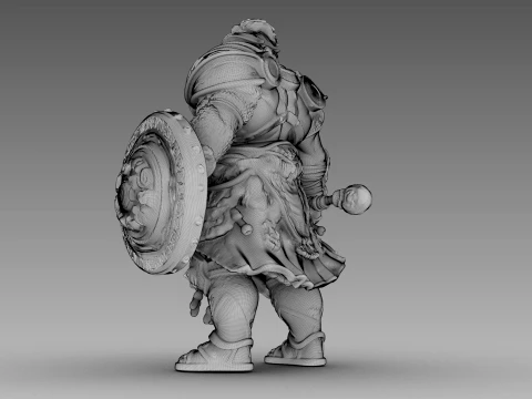 Stonebound Warlord 3D Model