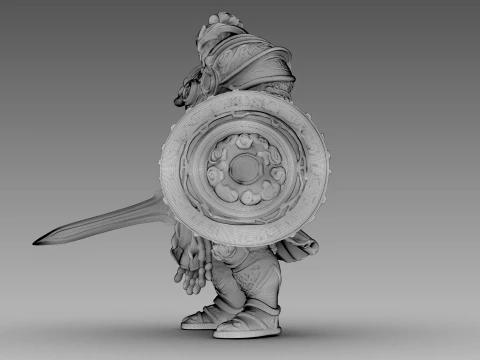 Stonebound Warlord 3D Model