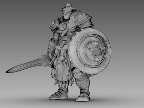 Stonebound Warlord 3D Model