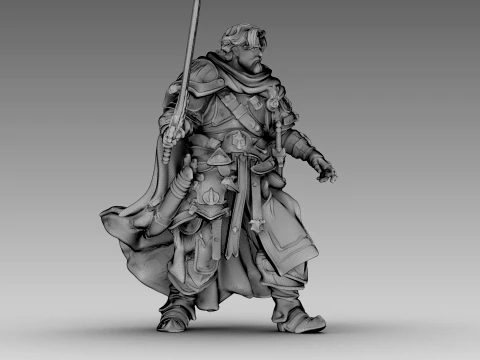 Ironbound Knight 3D Model