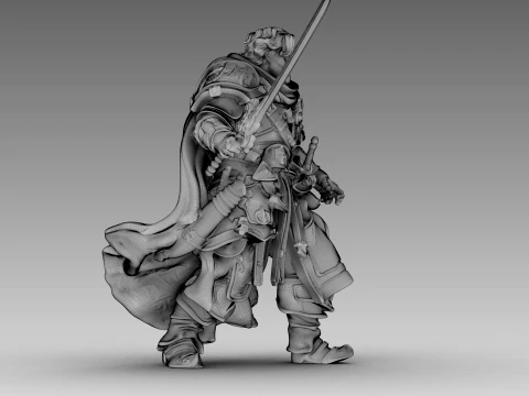 Ironbound Knight 3D Model