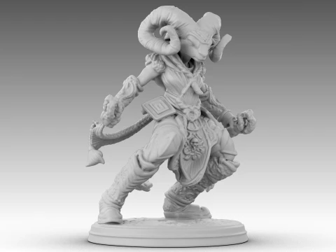 Ivory Horned Sentinel 3D Model