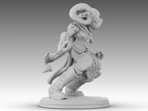 Ivory Horned Sentinel 3D Model