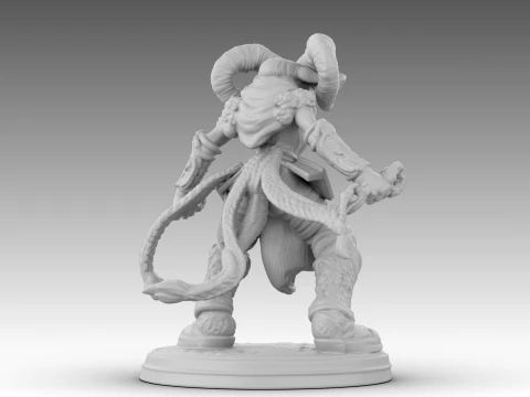 Ivory Horned Sentinel 3D Model