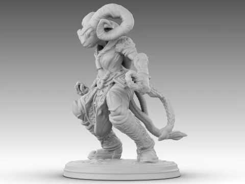Ivory Horned Sentinel 3D Model