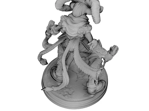 Ivory Horned Sentinel 3D Model
