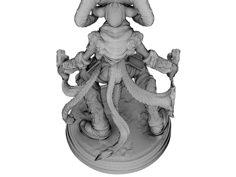 Ivory Horned Sentinel 3D Model