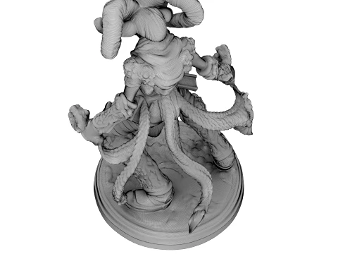 Ivory Horned Sentinel 3D Model