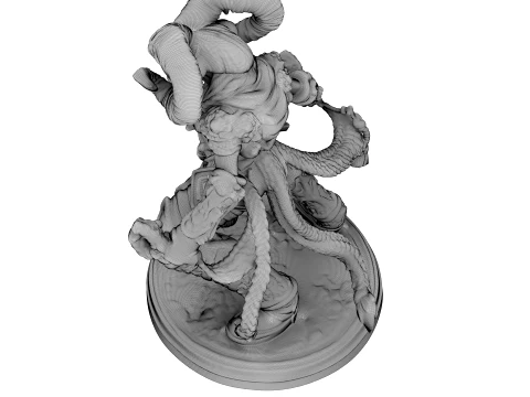 Ivory Horned Sentinel 3D Model