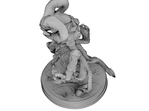 Ivory Horned Sentinel 3D Model