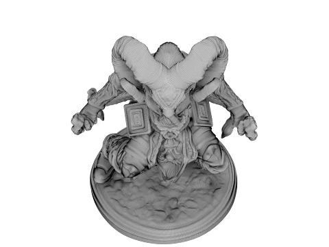 Ivory Horned Sentinel 3D Model
