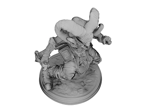 Ivory Horned Sentinel 3D Model