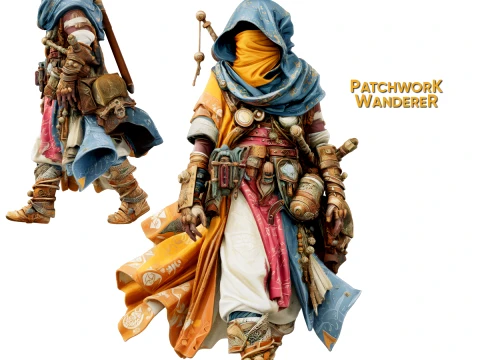 Patchwork Gezgini 3D Model