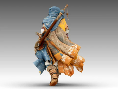 Patchwork Wanderer 3D Model