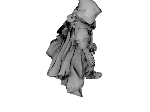 Patchwork Wanderer 3D Model