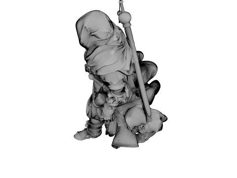 Patchwork Wanderer 3D Model