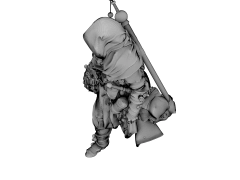 Patchwork Wanderer 3D Model