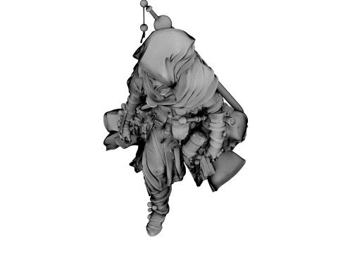 Patchwork Wanderer 3D Model