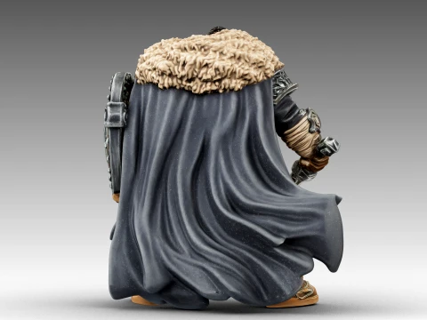 Senhor da Guerra Barbudo Modelo 3D