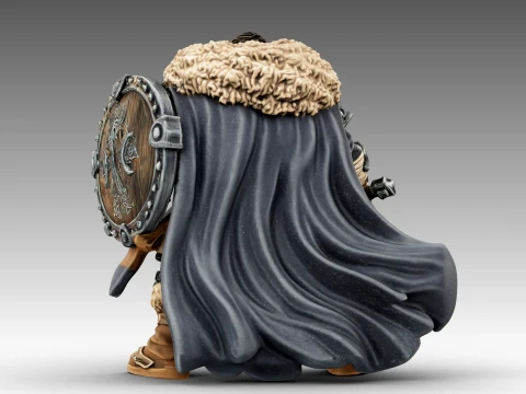 Senhor da Guerra Barbudo Modelo 3D
