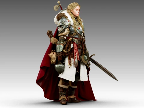 The Iron Valkyrie 3D Model