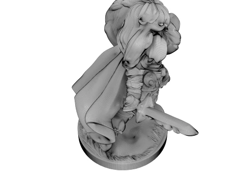 엠버블레이드 전사 3D 모델