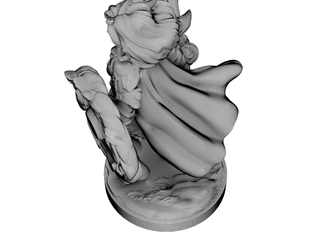 엠버블레이드 전사 3D 모델