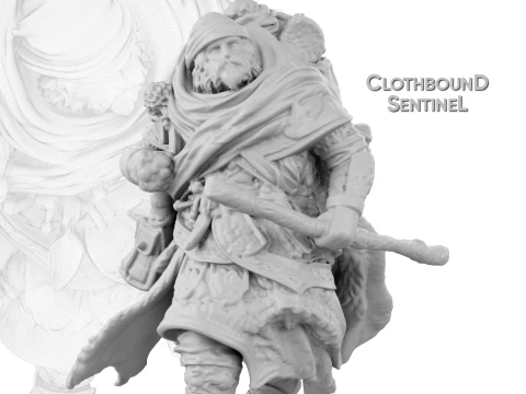 Clothbound Sentinel 3D Model