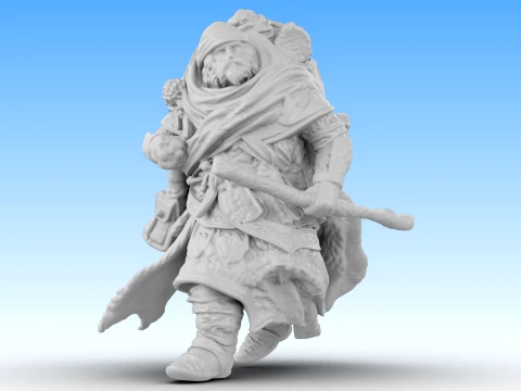 Clothbound Sentinel 3D Model