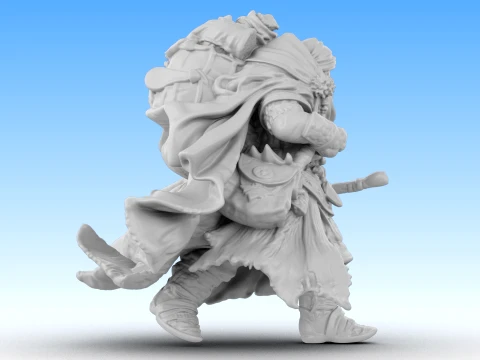 Clothbound Sentinel 3D Model