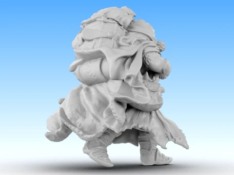 Clothbound Sentinel 3D Model