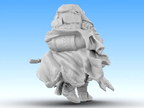 Clothbound Sentinel 3D Model