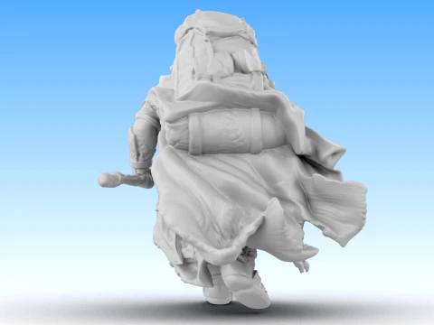 Clothbound Sentinel 3D Model