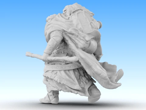 Clothbound Sentinel 3D Model