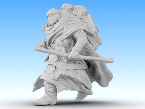 Clothbound Sentinel 3D Model