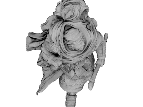 Clothbound Sentinel 3D Model