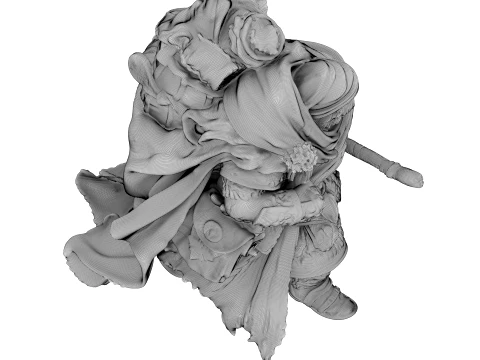 Clothbound Sentinel 3D Model