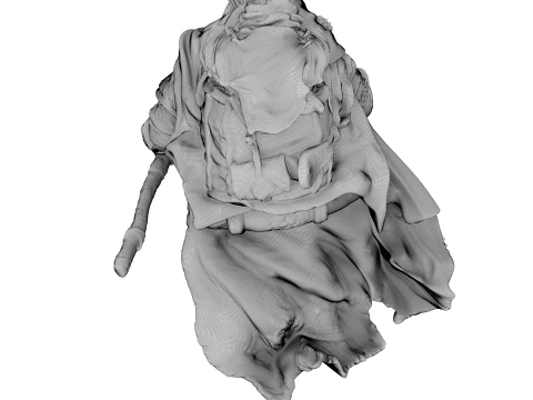 Clothbound Sentinel 3D Model