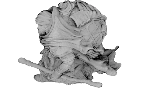 Clothbound Sentinel 3D Model