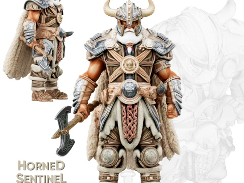 Horned Sentinel 3D Model